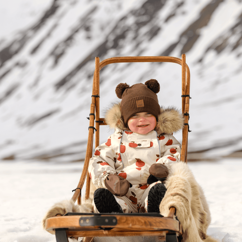 Winter-Overall Foggy White Big Apple