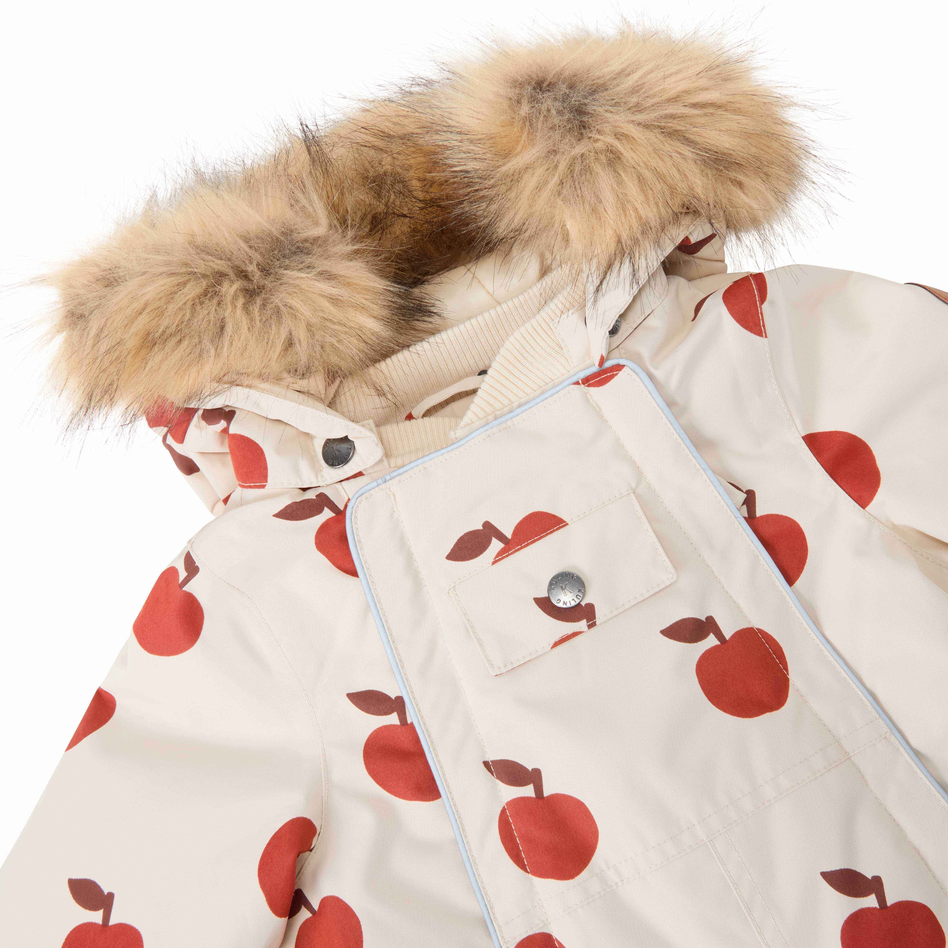 Winter-Overall Foggy White Big Apple